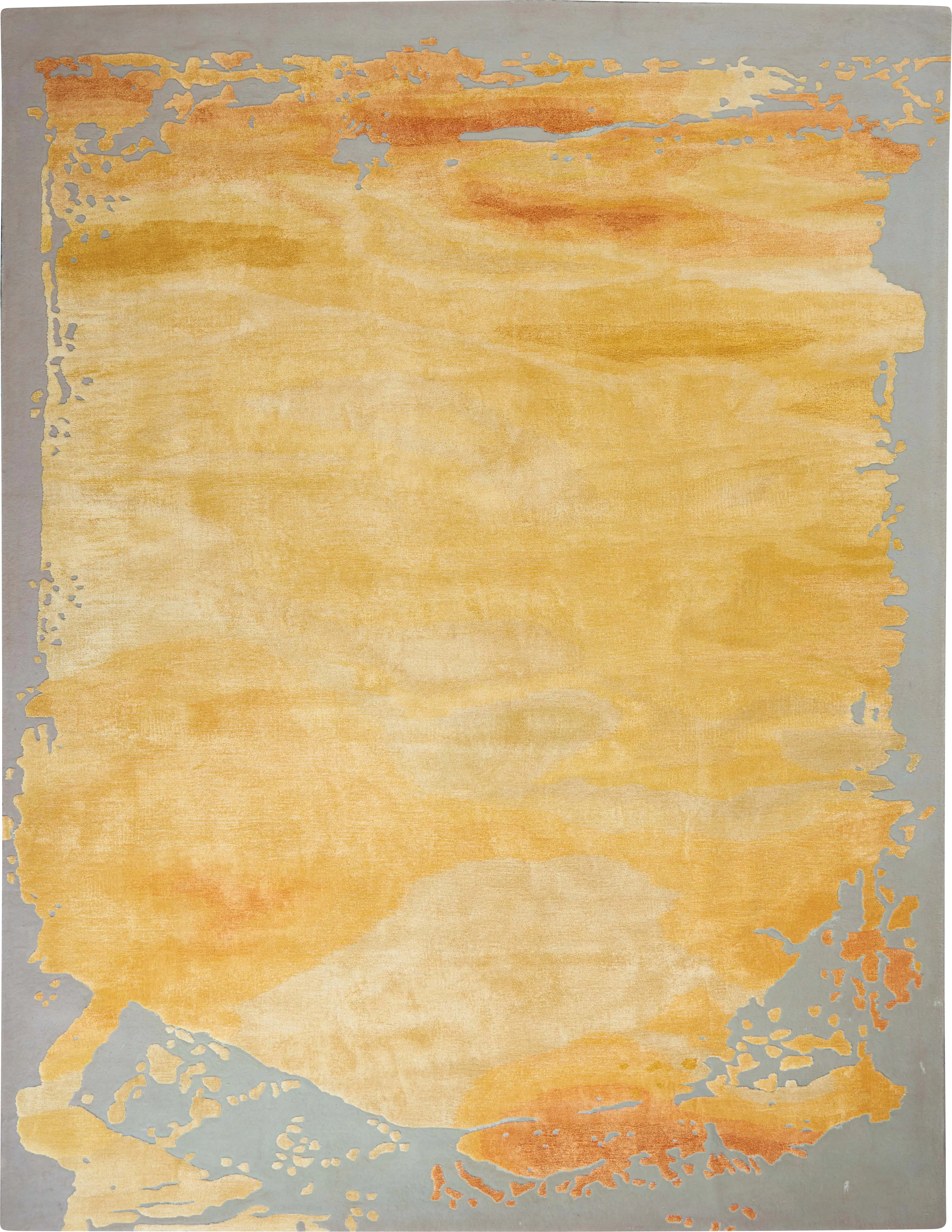 Vawix Gray/Gold 7'9 x 9'9 Rug - Thumbnail - Image 1