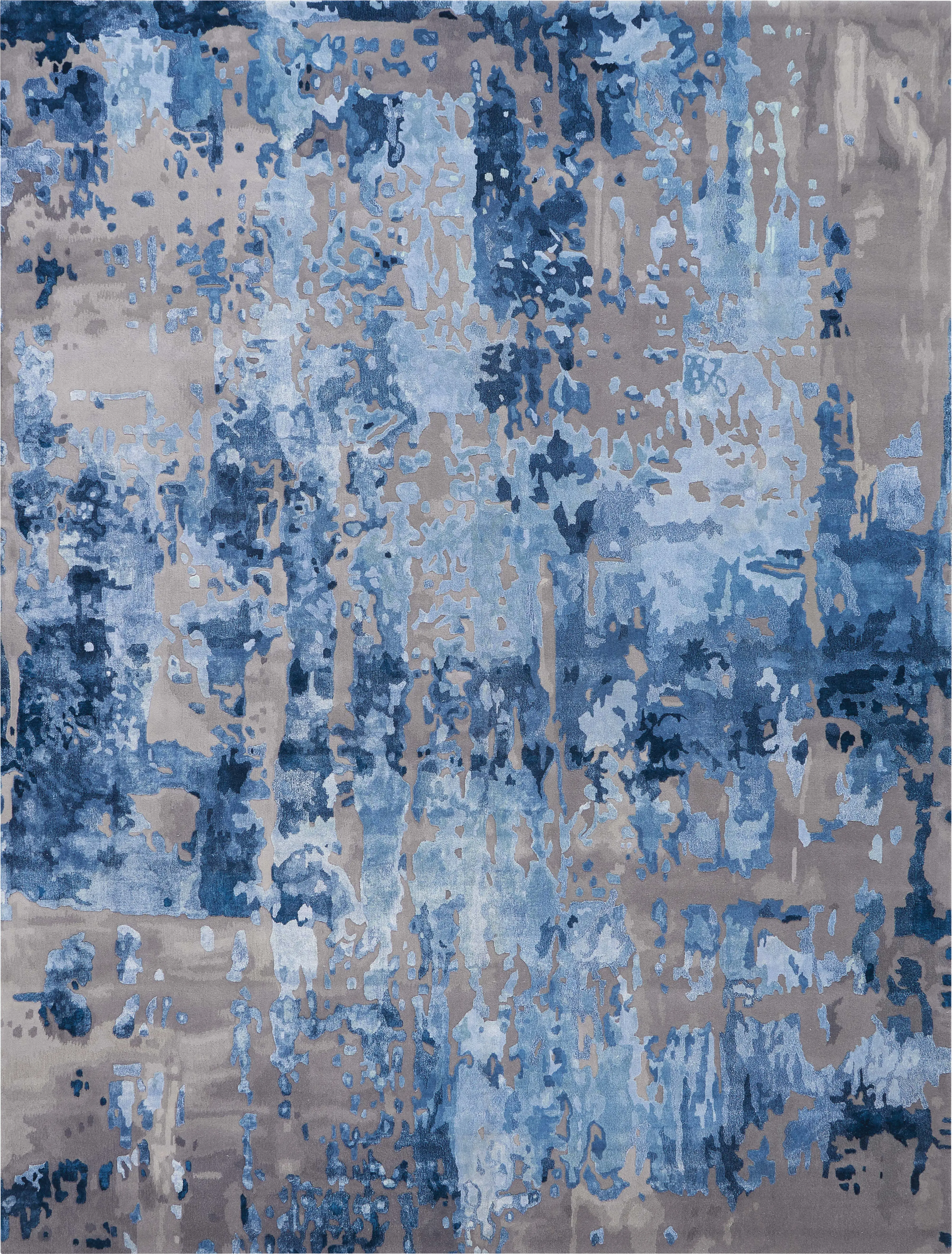 Pruzor Blue/Gray 8'6 x 11'6 Rug - Thumbnail - Image 1