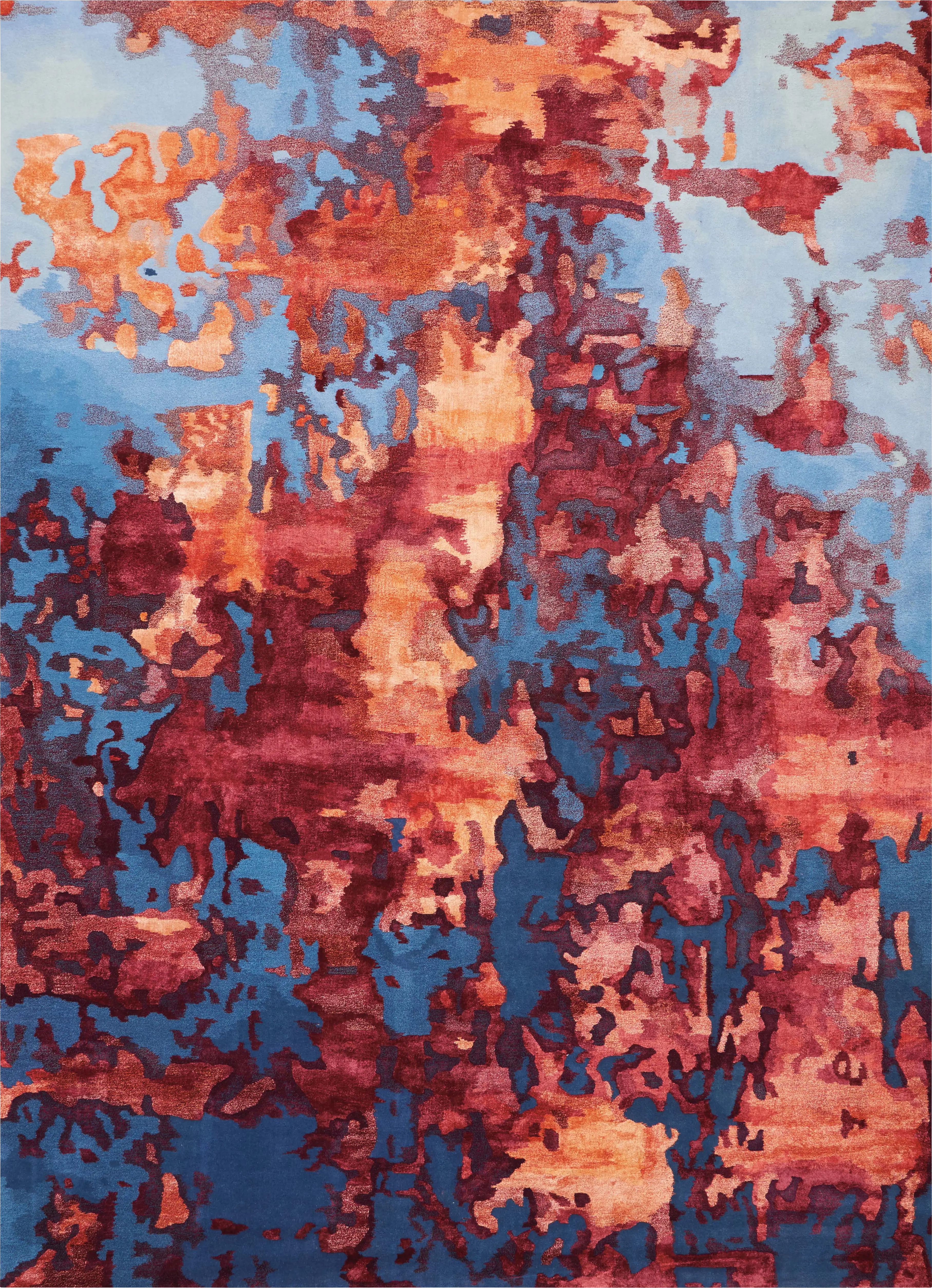 Dysete Blue 8'6 x 11'6 Rug - Thumbnail - Image 1