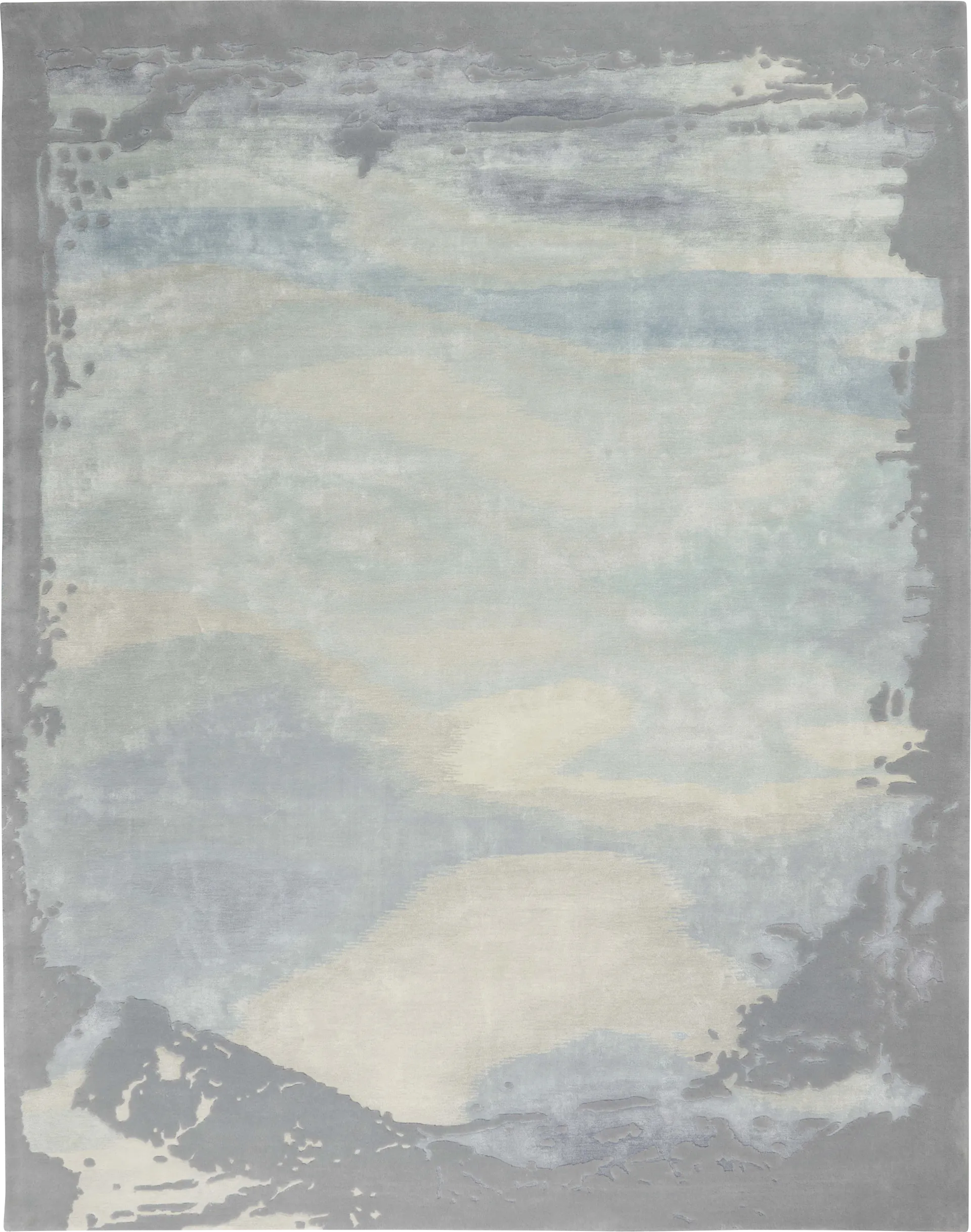 Vawix Seafoam/Silver 8'6 x 11'6 Rug - Image 1