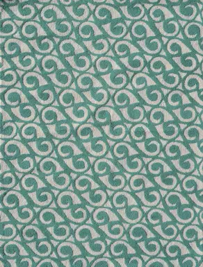 Greris Teal 5' x 7' Indoor/Outdoor Rug