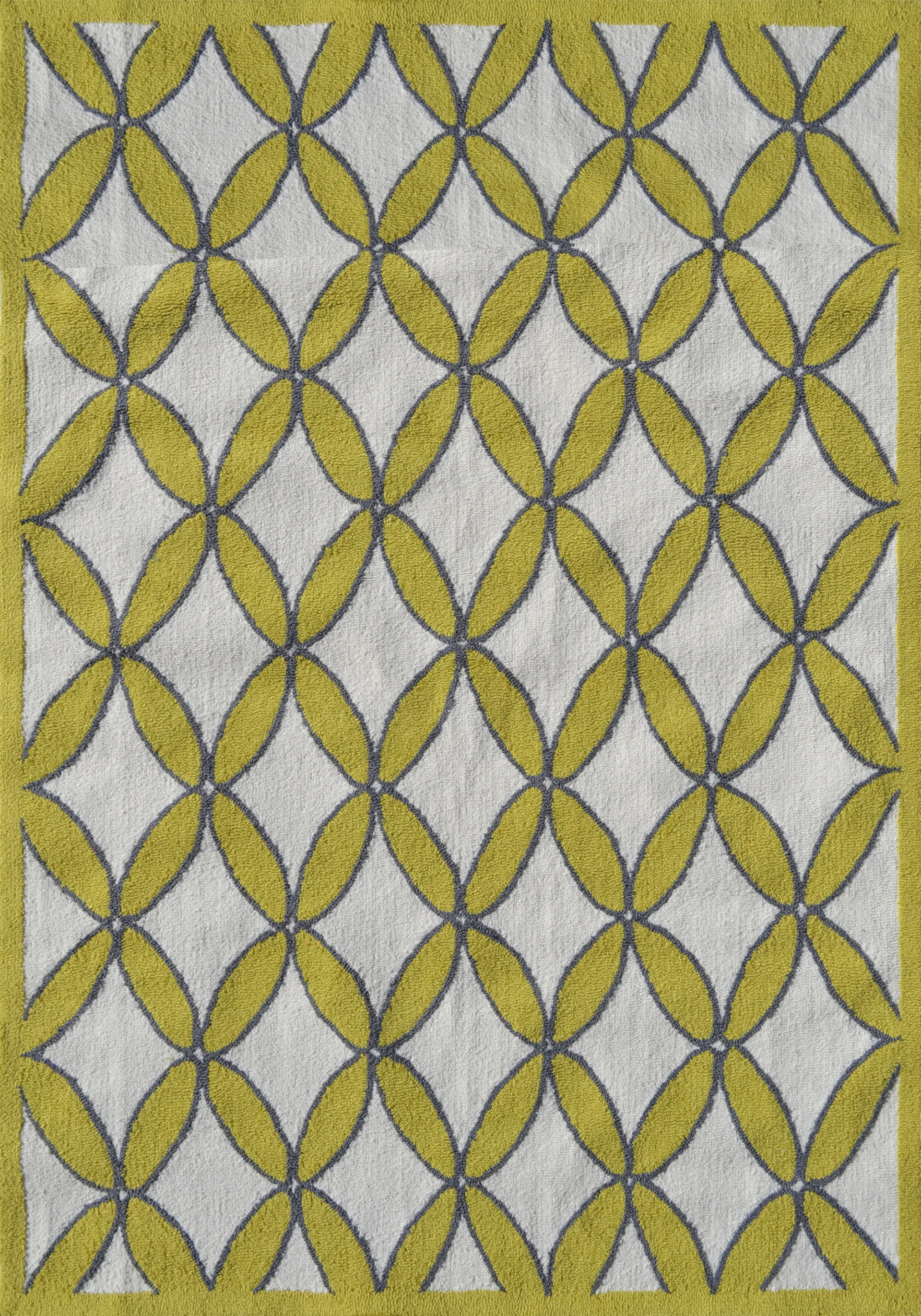 Vaveil Yellow 7' x 10' Indoor/Outdoor Rug - Image 1