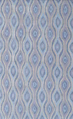 Qantuo Blue 5' x 8' Indoor/Outdoor Rug