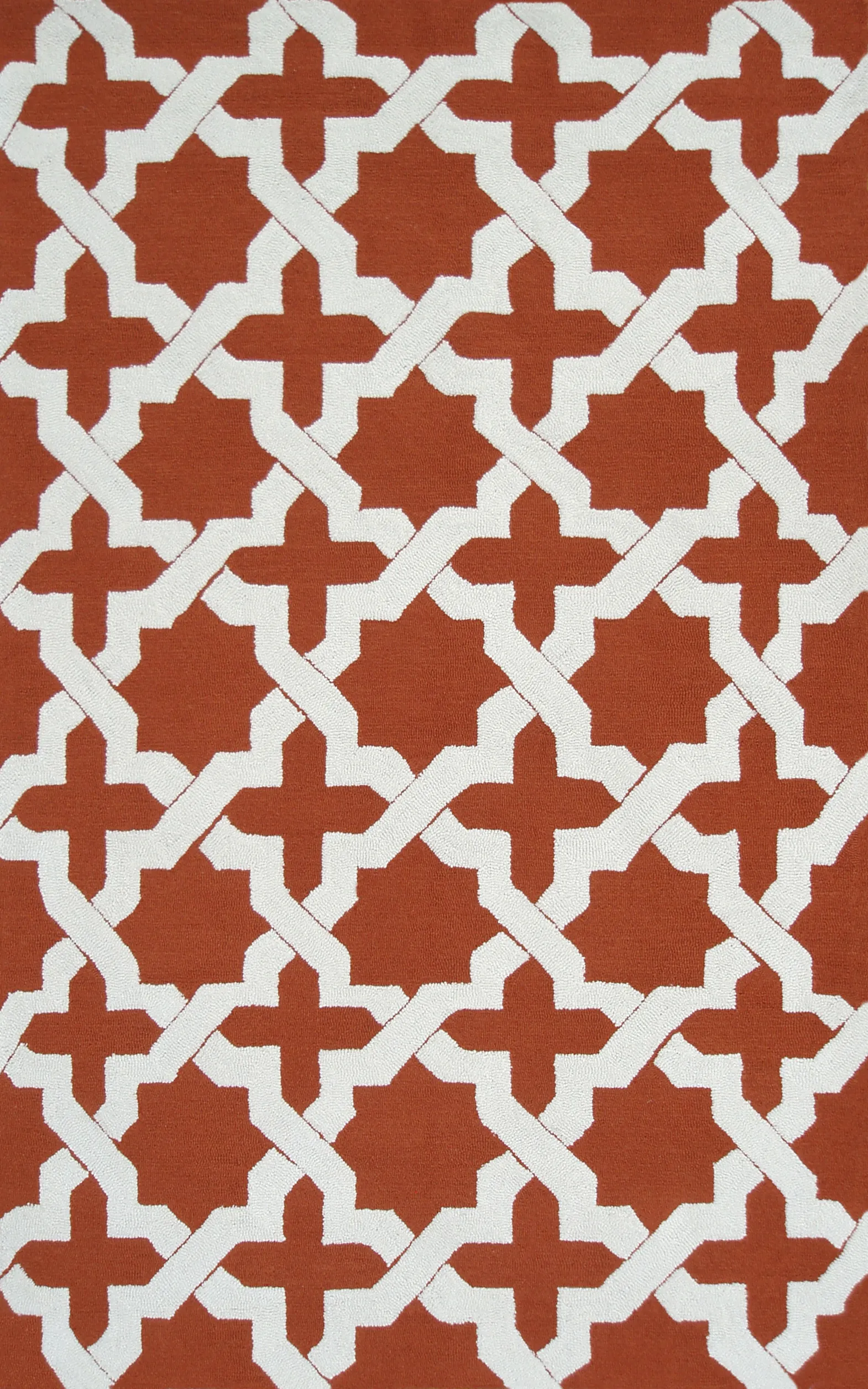 Qantio Orange 8' x 9'7 Indoor/Outdoor Rug - Image 1