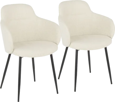 Wynburn Cream Side Chair, Set of 2