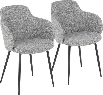 Wynburn Gray Side Chair, Set of 2