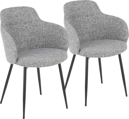 Wynburn Gray Side Chair, Set of 2