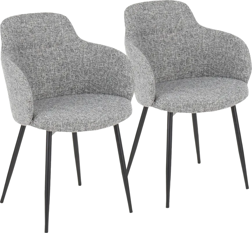 Wynburn Gray Side Chair, Set of 2