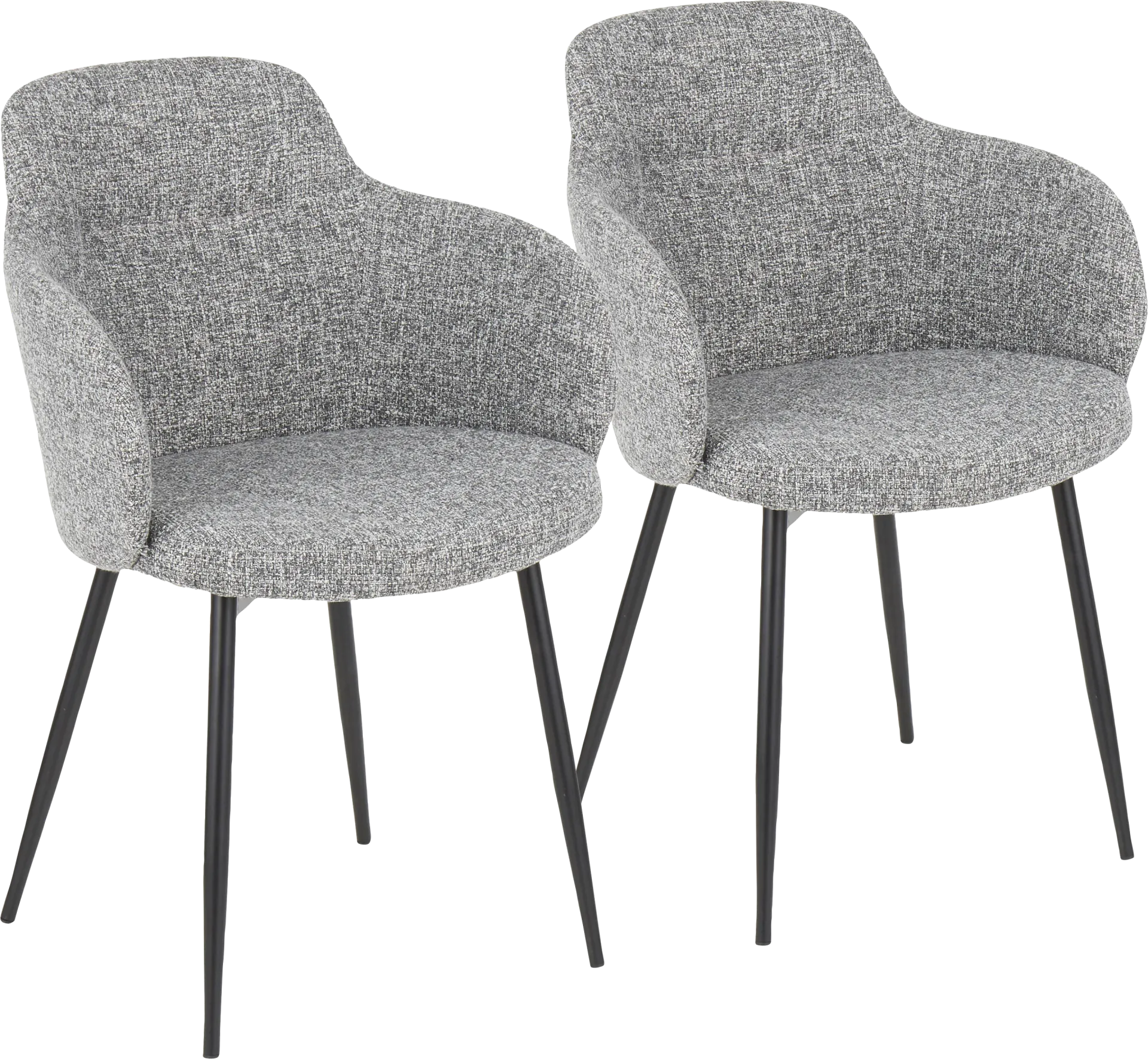 Wynburn Gray Side Chair, Set of 2 - Image 1