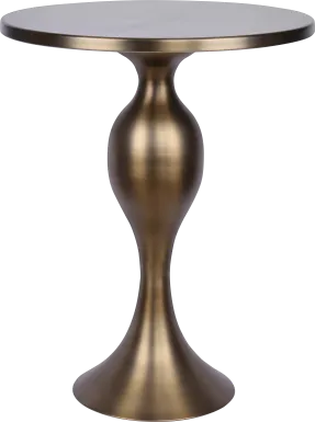 Zebula Bronze Accent Table