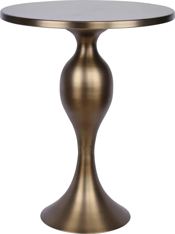 Zebula Bronze Accent Table