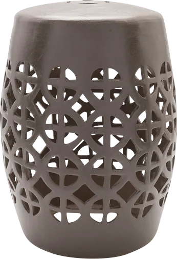 Mesi Stone Outdoor Stool - Image 1
