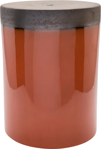 Puleng Orange Outdoor Stool - Image 1