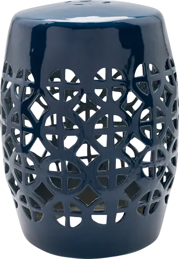Mesi Navy Outdoor Stool