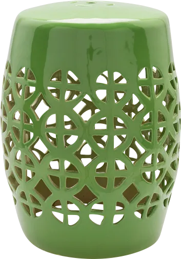 Mesi Green Outdoor Stool - Thumbnail - Image 1