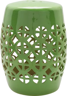 Mesi Green Outdoor Stool