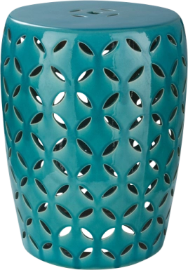 Lwandle Teal Outdoor Stool