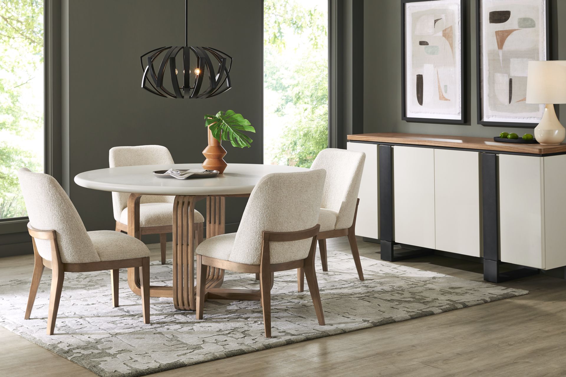 Bristol Bay White 5 Pc Dining Room - Image 1