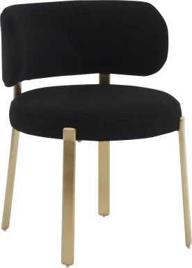 Vuemont Black Dining Chair