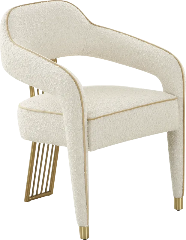 Amurra Cream Arm Chair