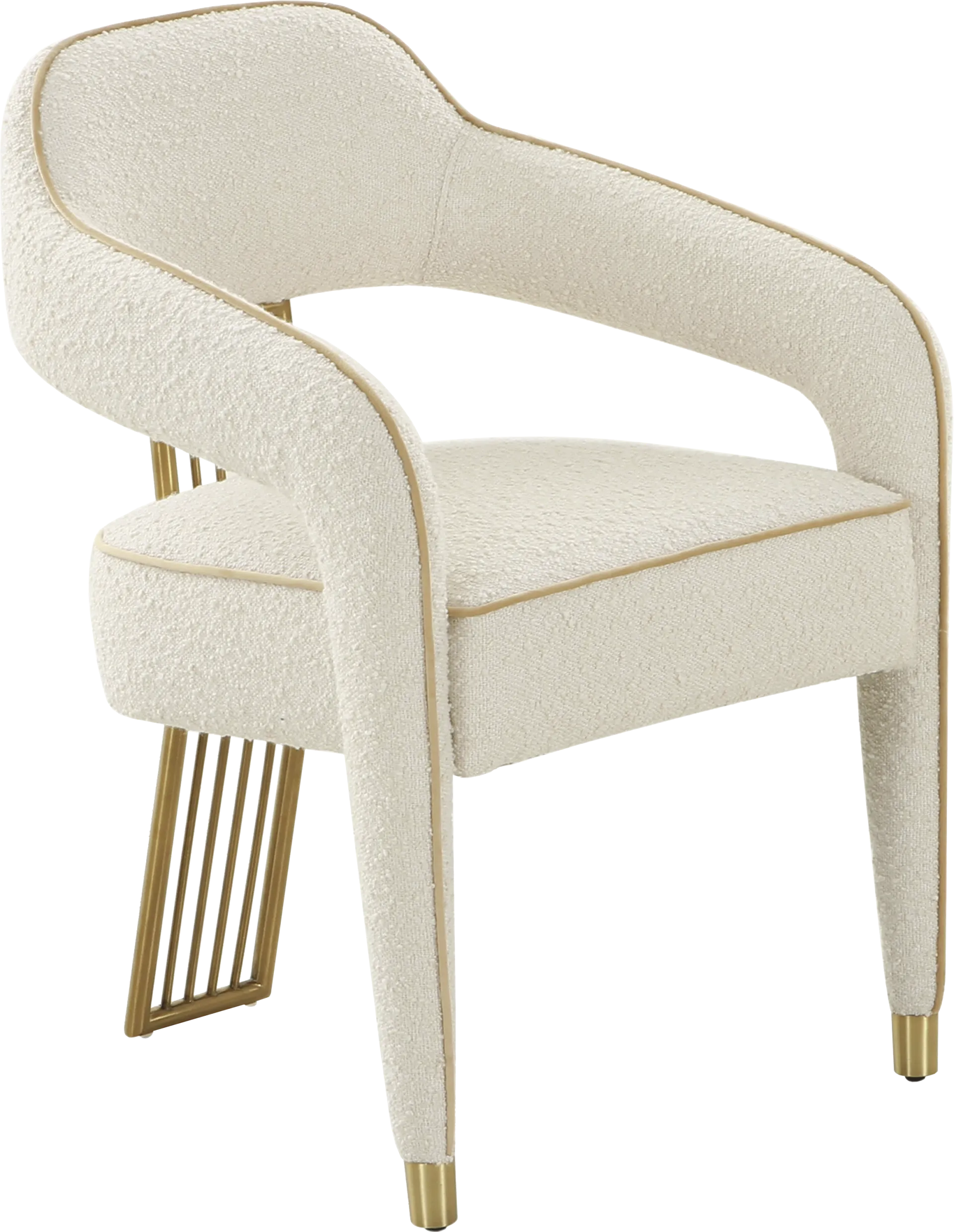 Amurra Cream Arm Chair - Image 1