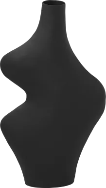 Balbach Black Vase