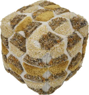 Gatchell Gold Ottoman