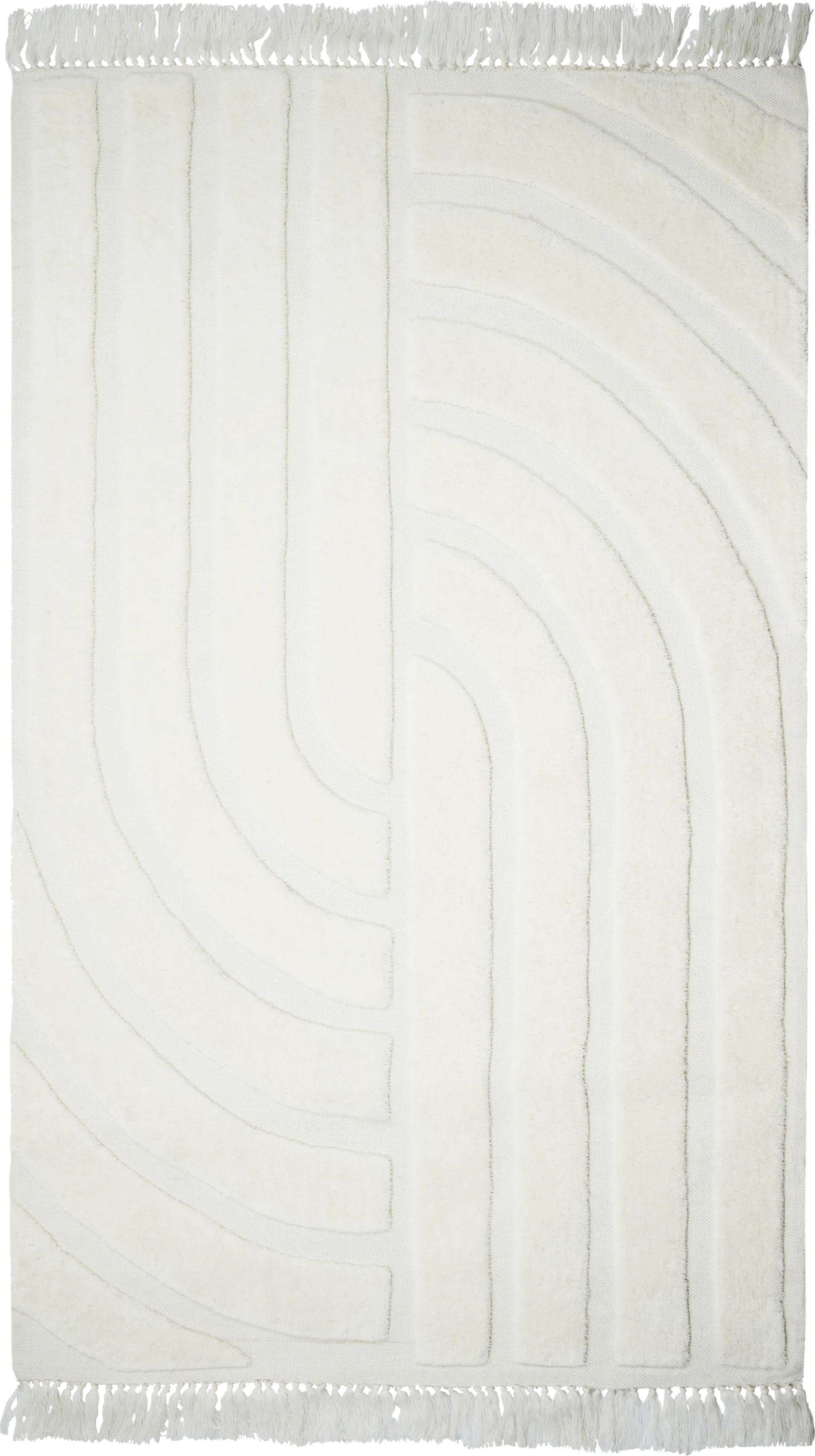 Hemdale White 5' x 8' Rug - Image 1