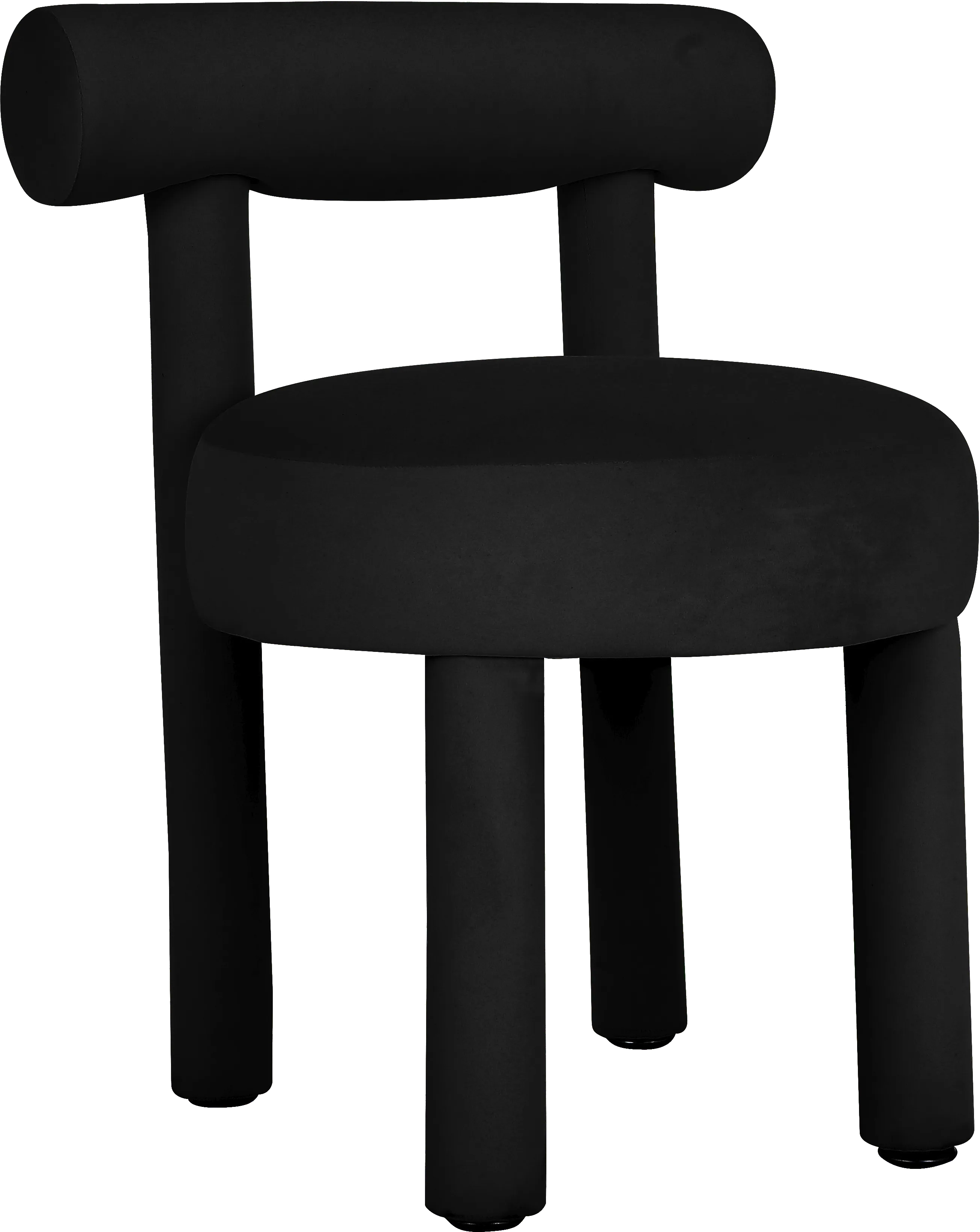 Carmela Ann Black Side Chair - Thumbnail - Image 1