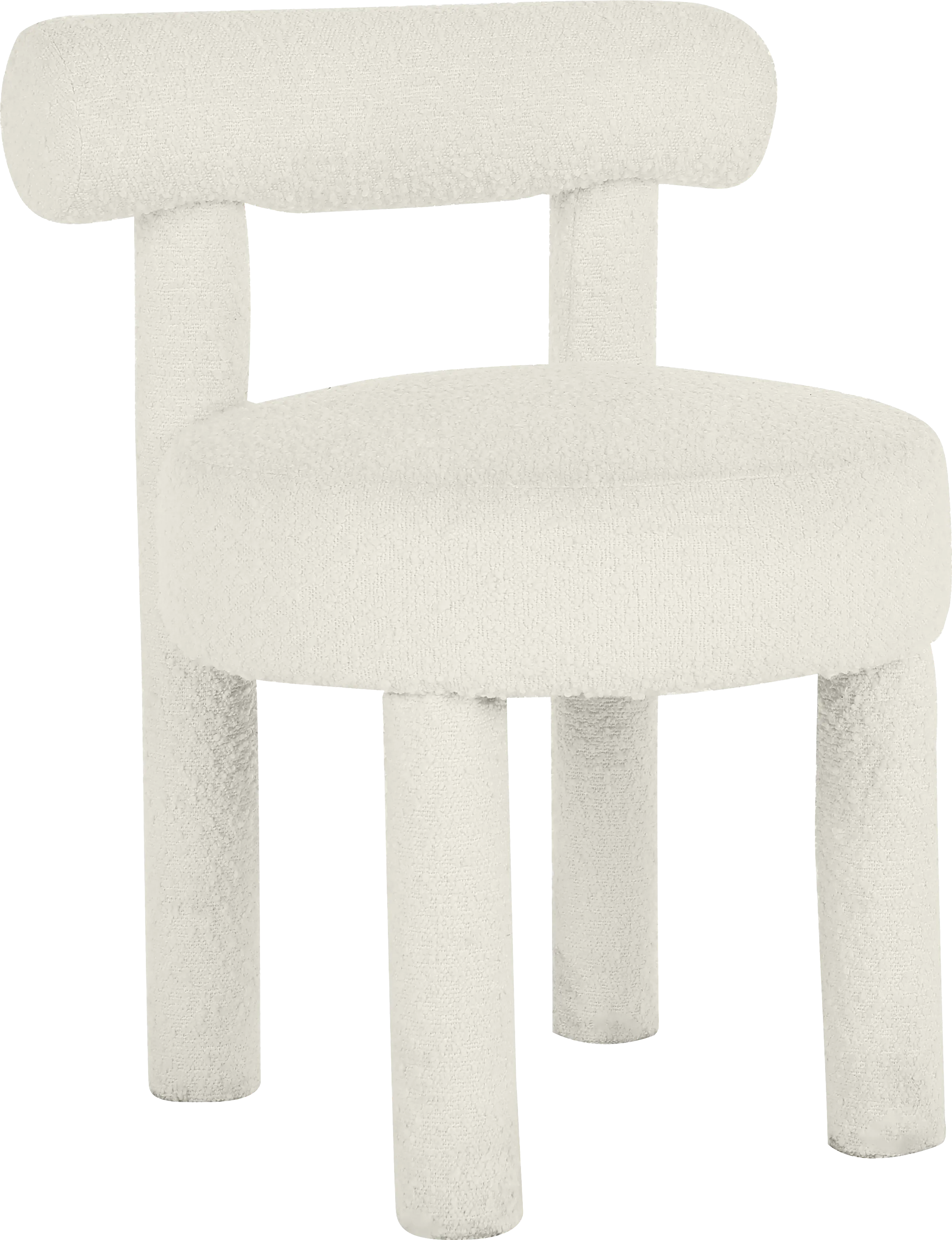 Carmela Ann Cream Boucle Side Chair