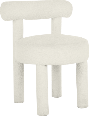 Carmela Ann Cream Boucle Side Chair