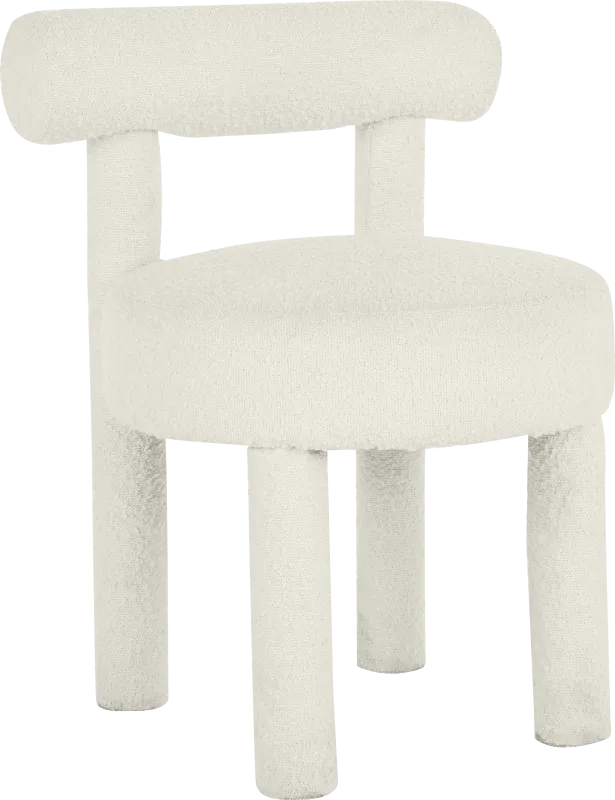 Carmela Ann Cream Boucle Side Chair