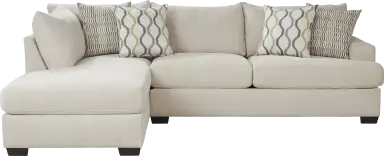 2 pc left arm chaise sectional