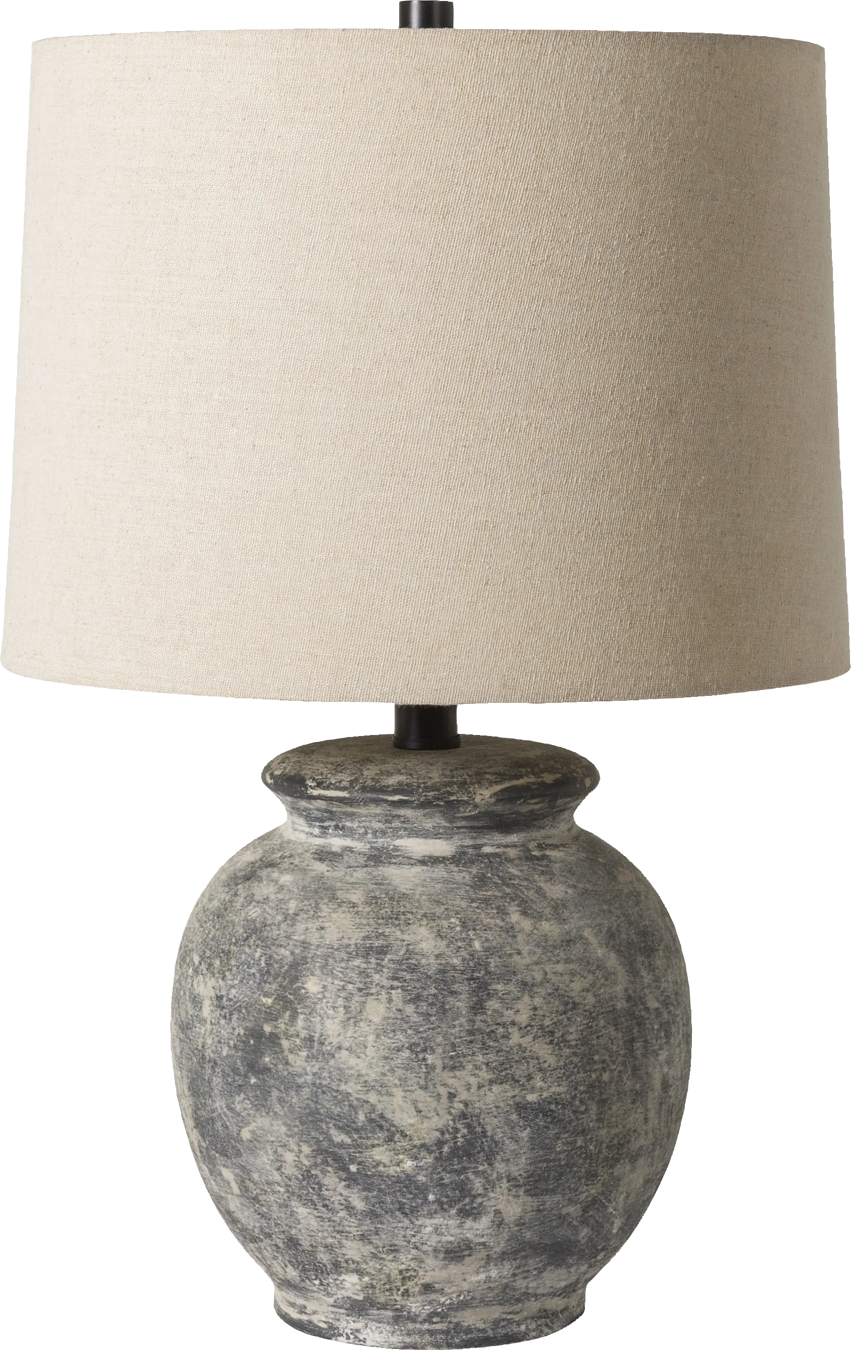 Zinna Cay Gray Lamp - Thumbnail - Image 1