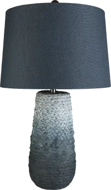 Hartwick Boulevard Blue Lamp