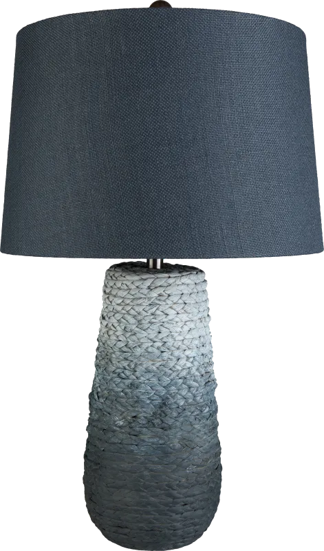 Hartwick Boulevard Blue Lamp