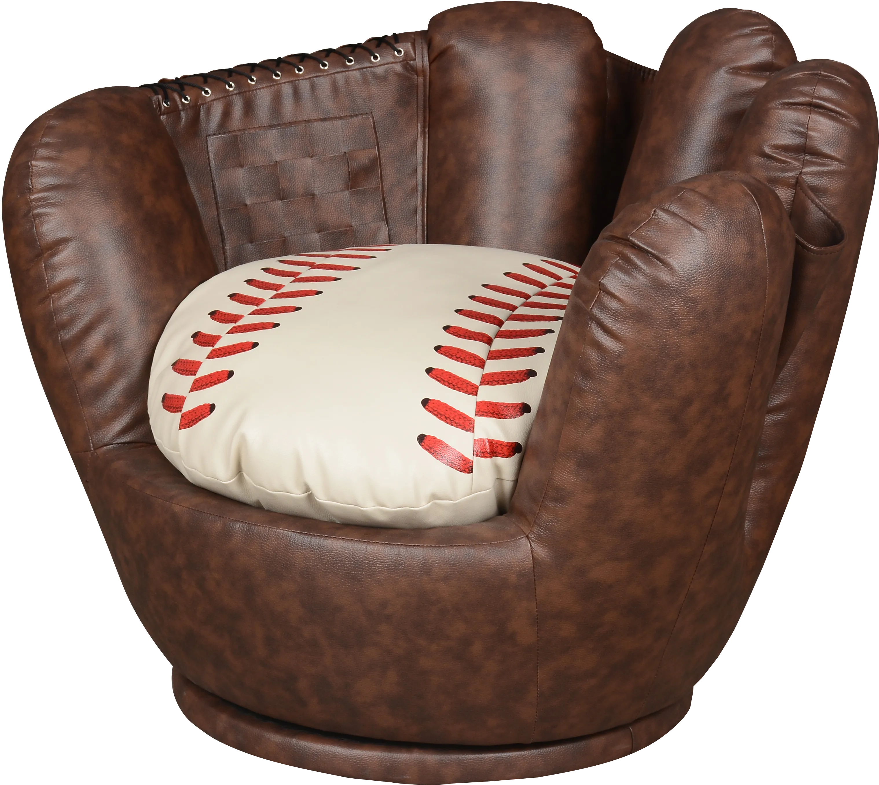 Kids Sports Zone 2.0 Brown Glove Chair - Thumbnail - Image 1