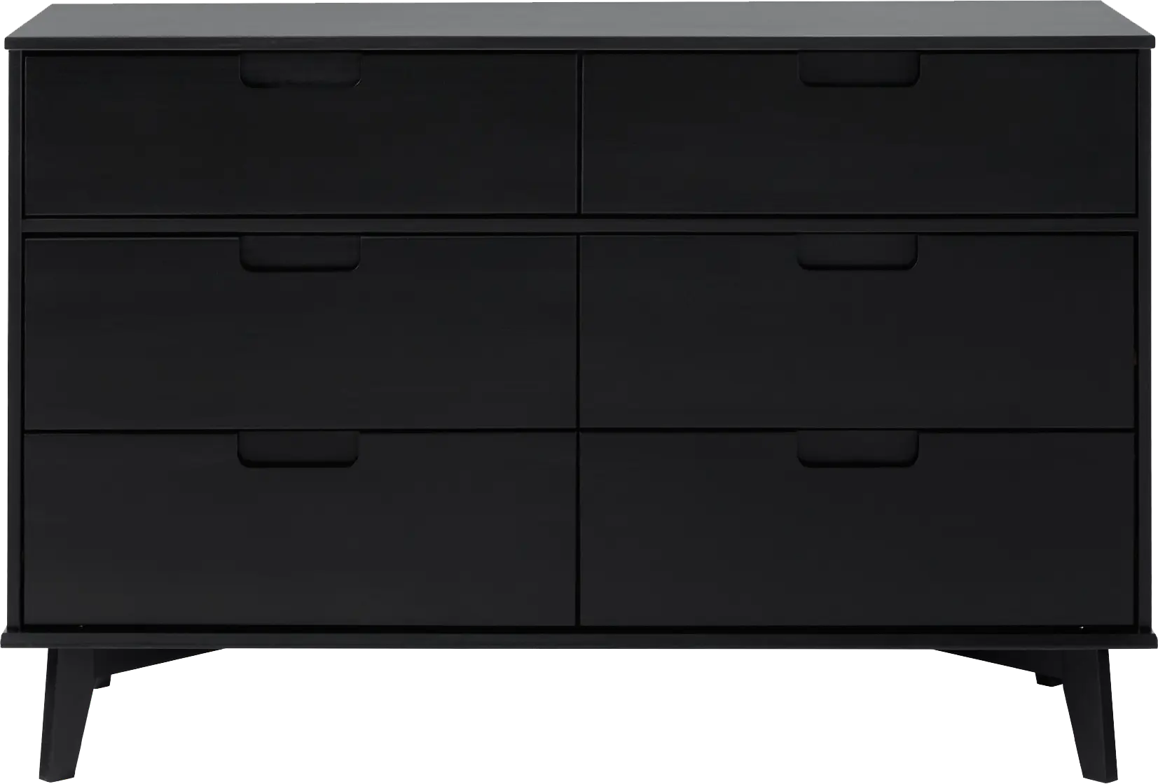 Black Dresser: 6,8,9 Drawer Double Dressers Black Dresser: 6,8,9 Drawer Double Dressers