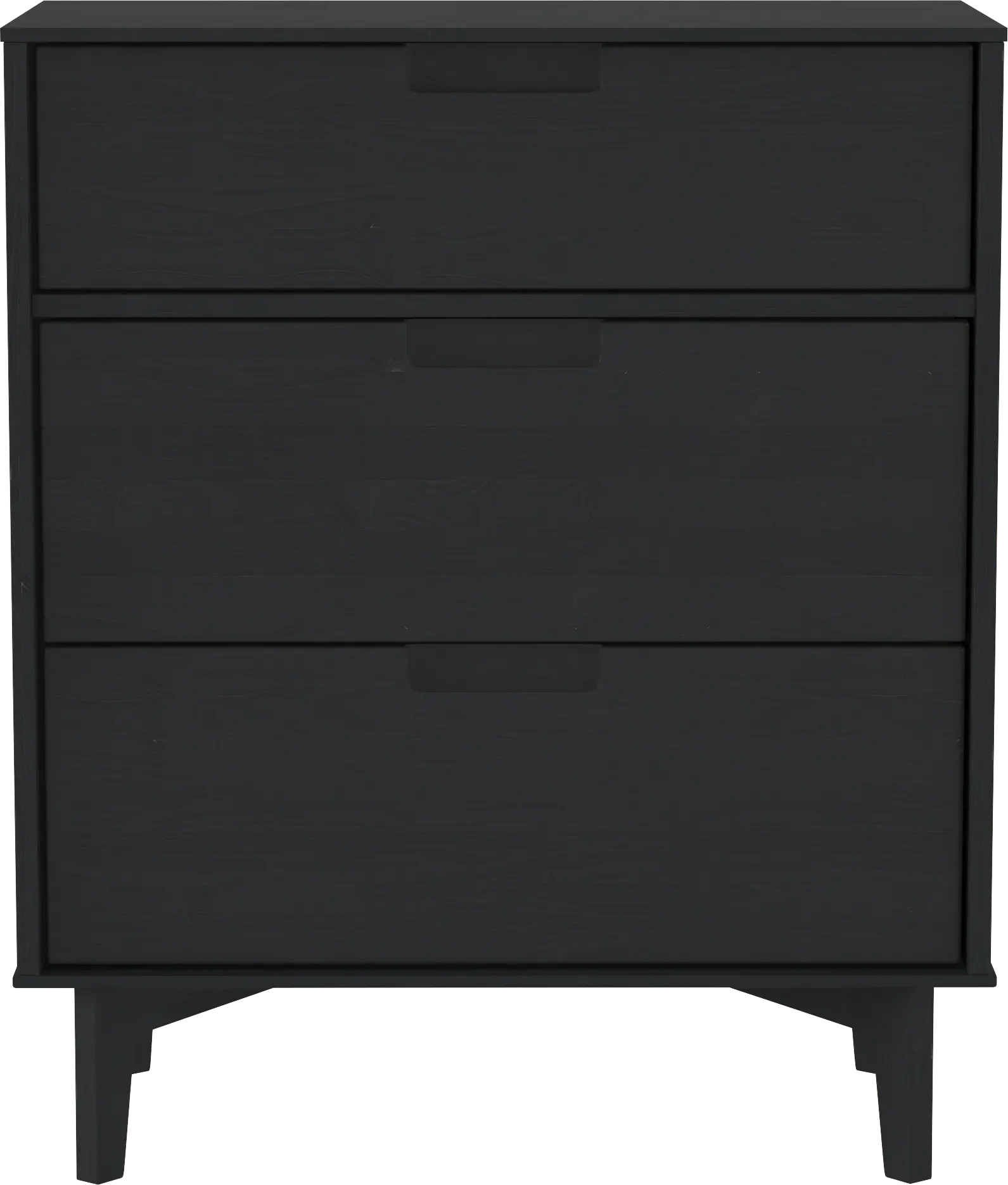 Namora Black 3 Drawer Dresser