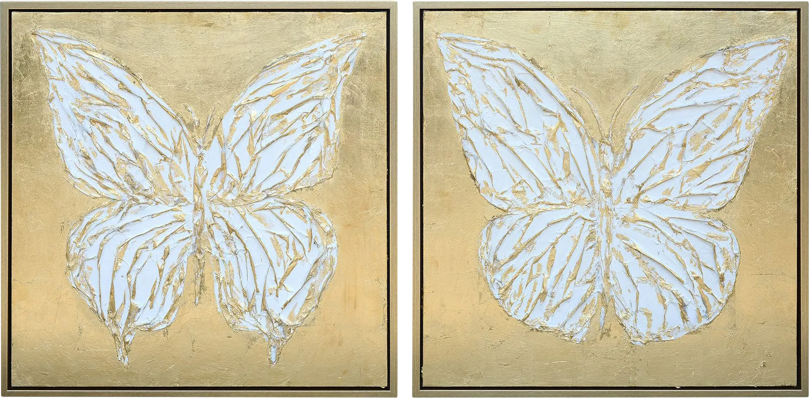 Lannahan Gold Artwork, Set of 2