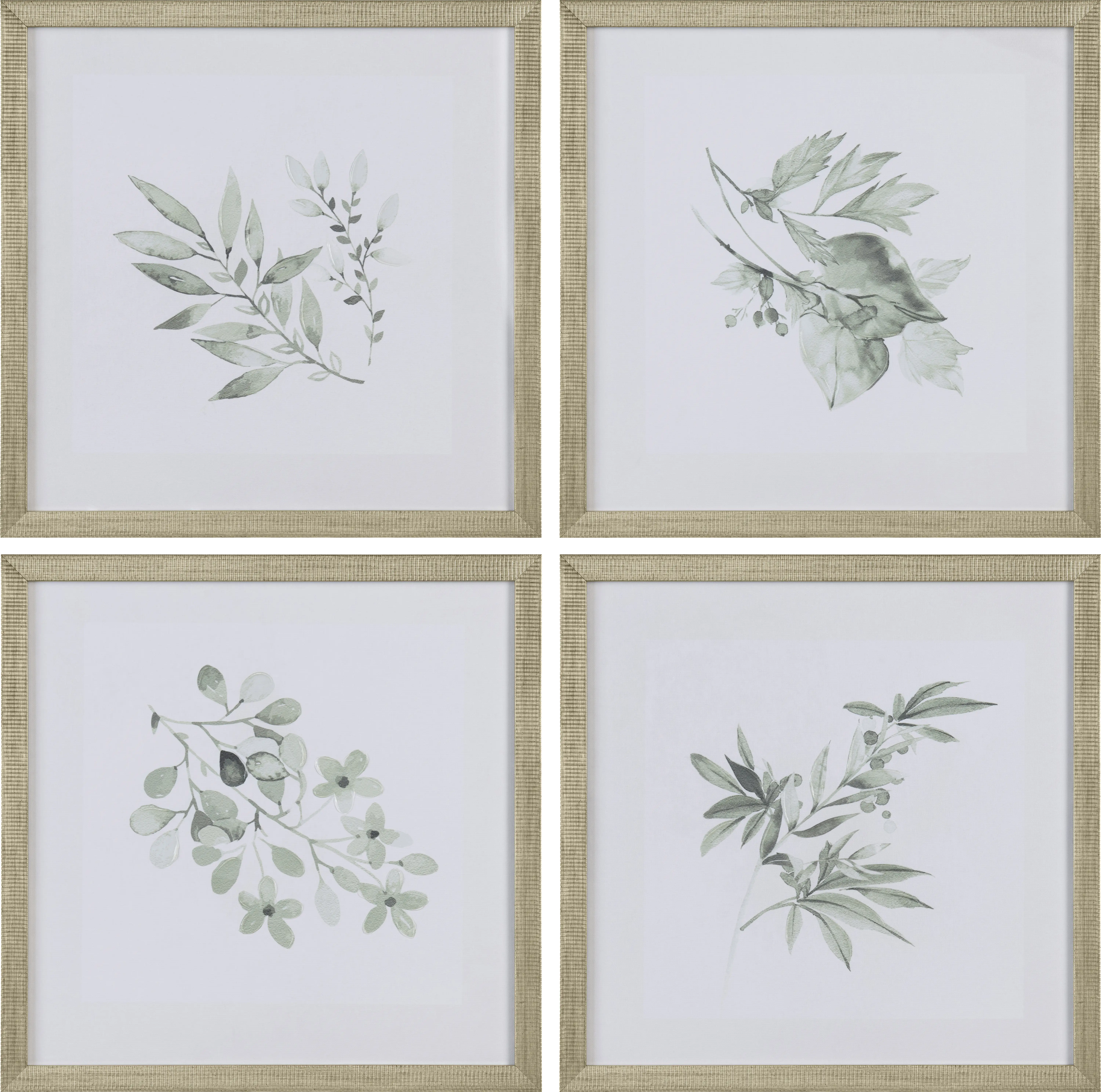 Wagontier Green Artwork, Set of 4