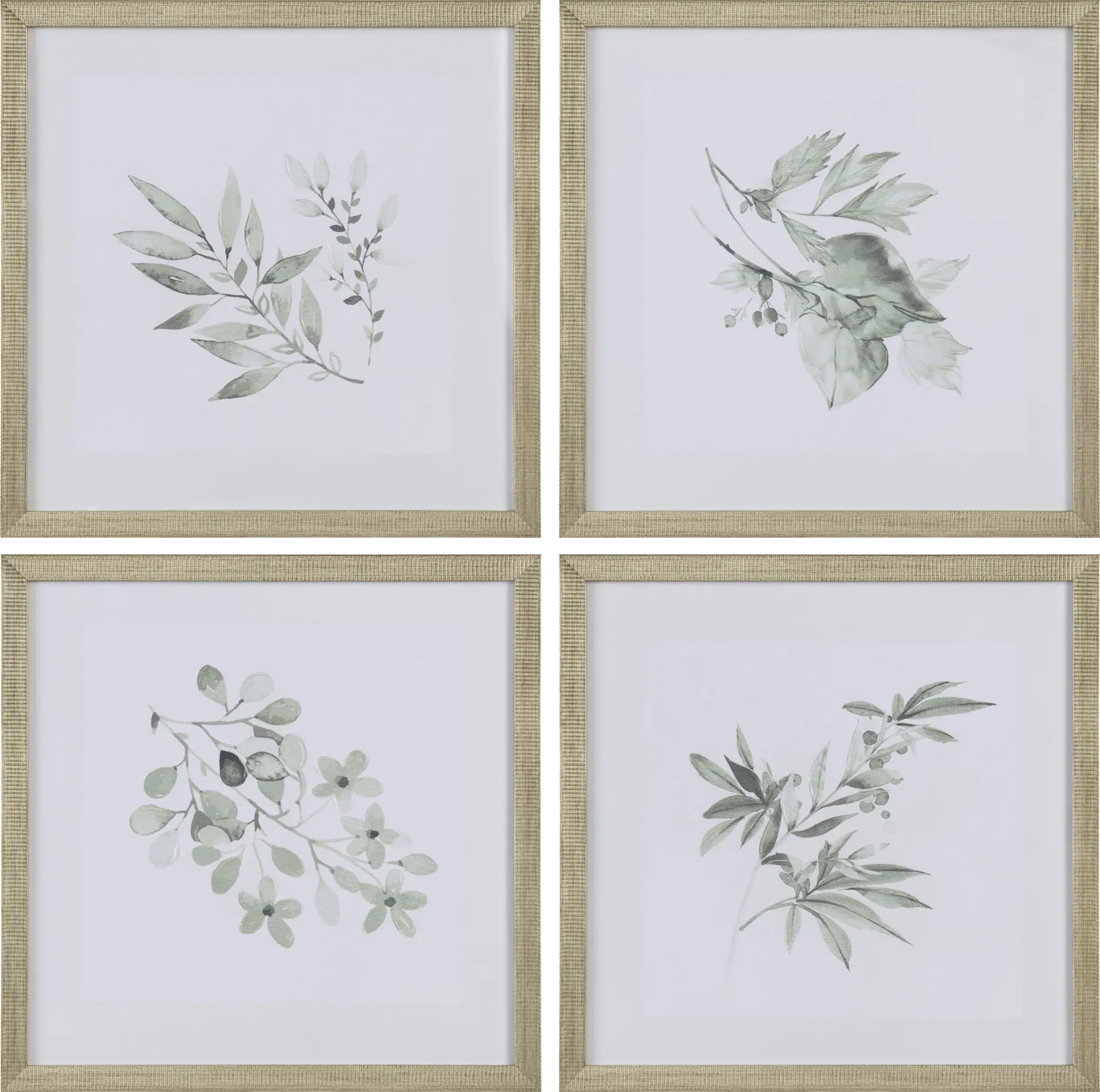 Wagontier Green Artwork, Set of 4