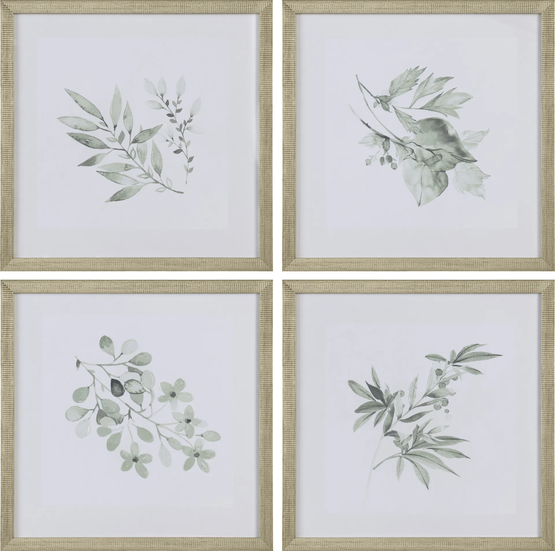 Wagontier Green Artwork, Set of 4 - Image 1