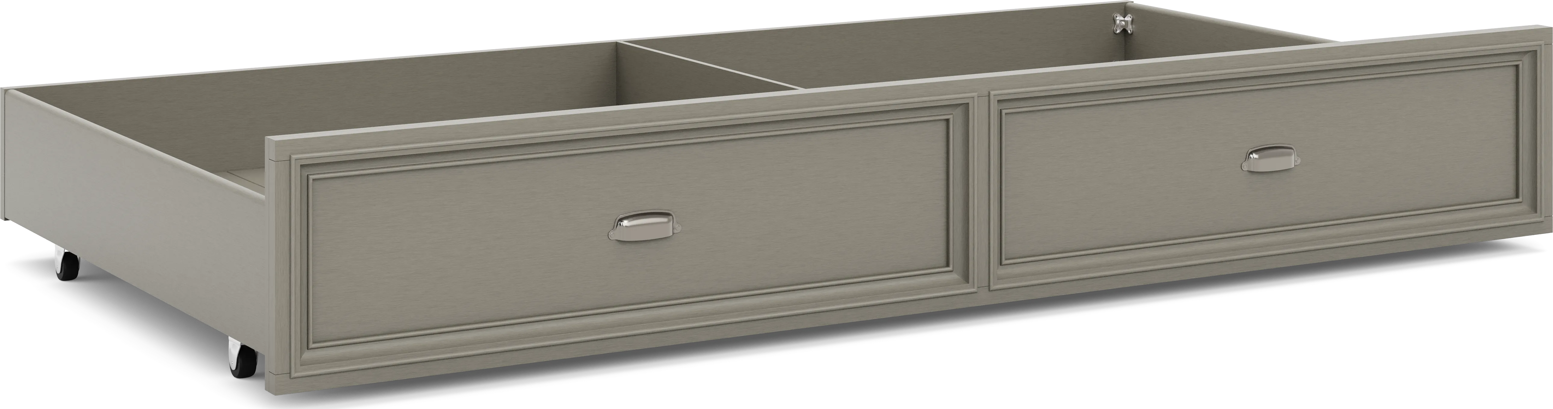 Kids Hilton Head Gray Twin Storage Trundle - Image 1