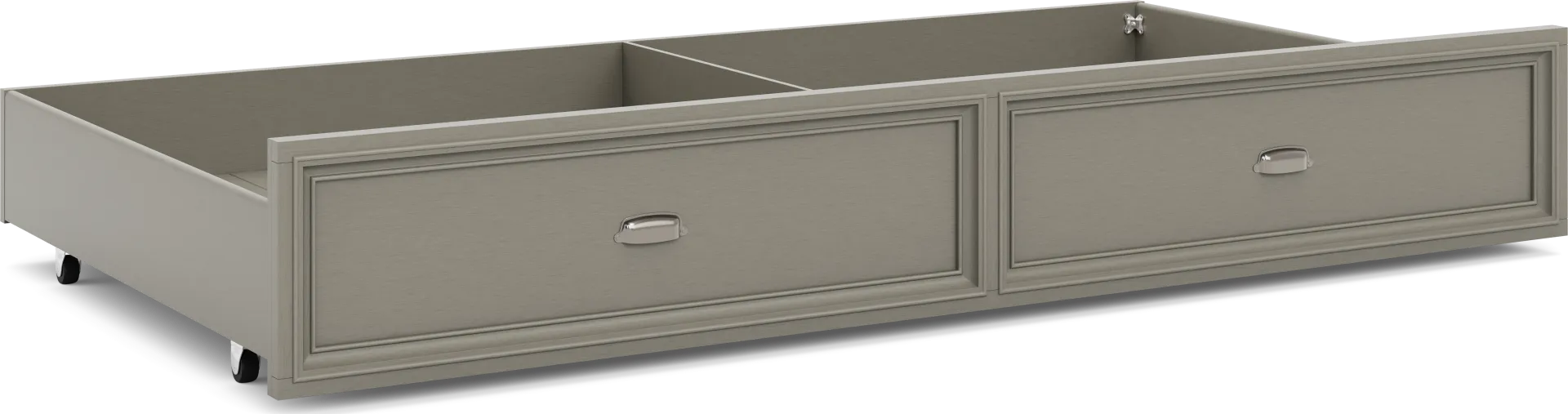 Kids Hilton Head Gray Twin Storage Trundle - Image 1