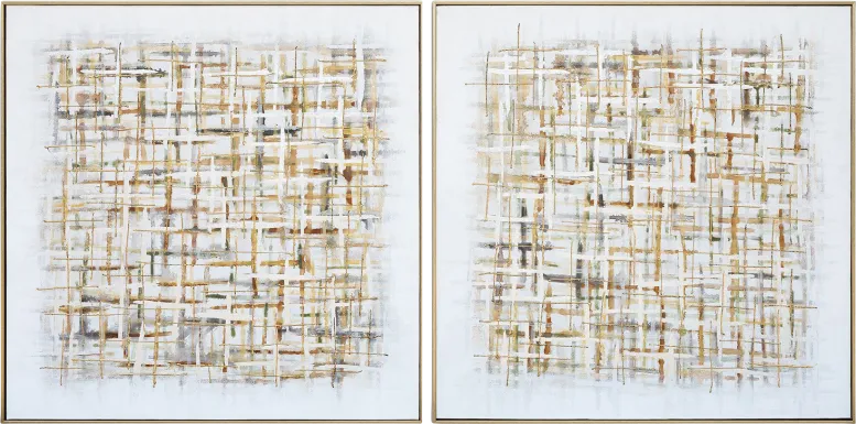 Pecota Gold Artwork, Set of 2