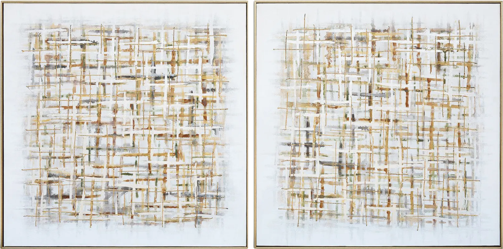 Pecota Gold Artwork, Set of 2