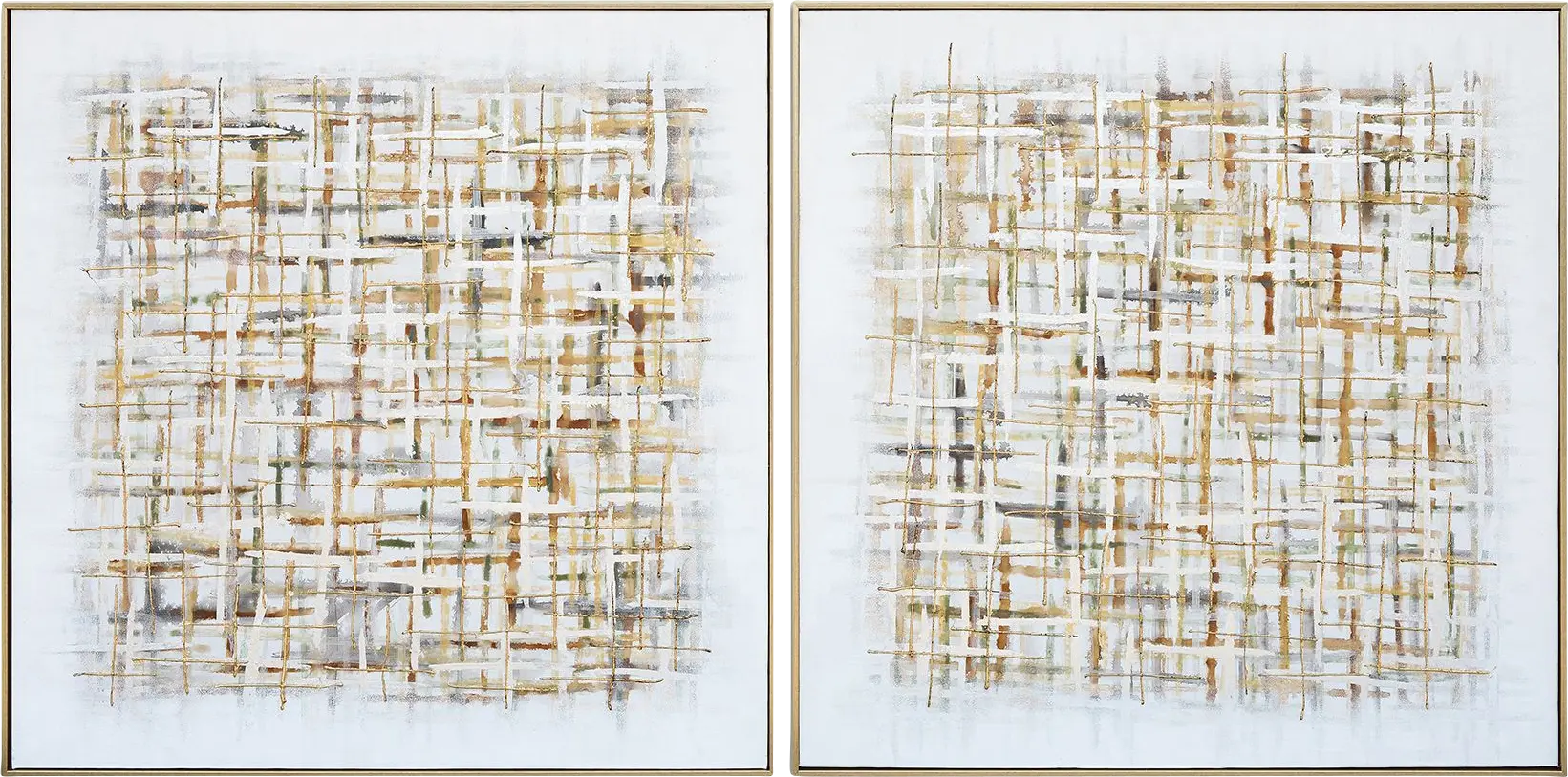 Pecota Gold Artwork, Set of 2