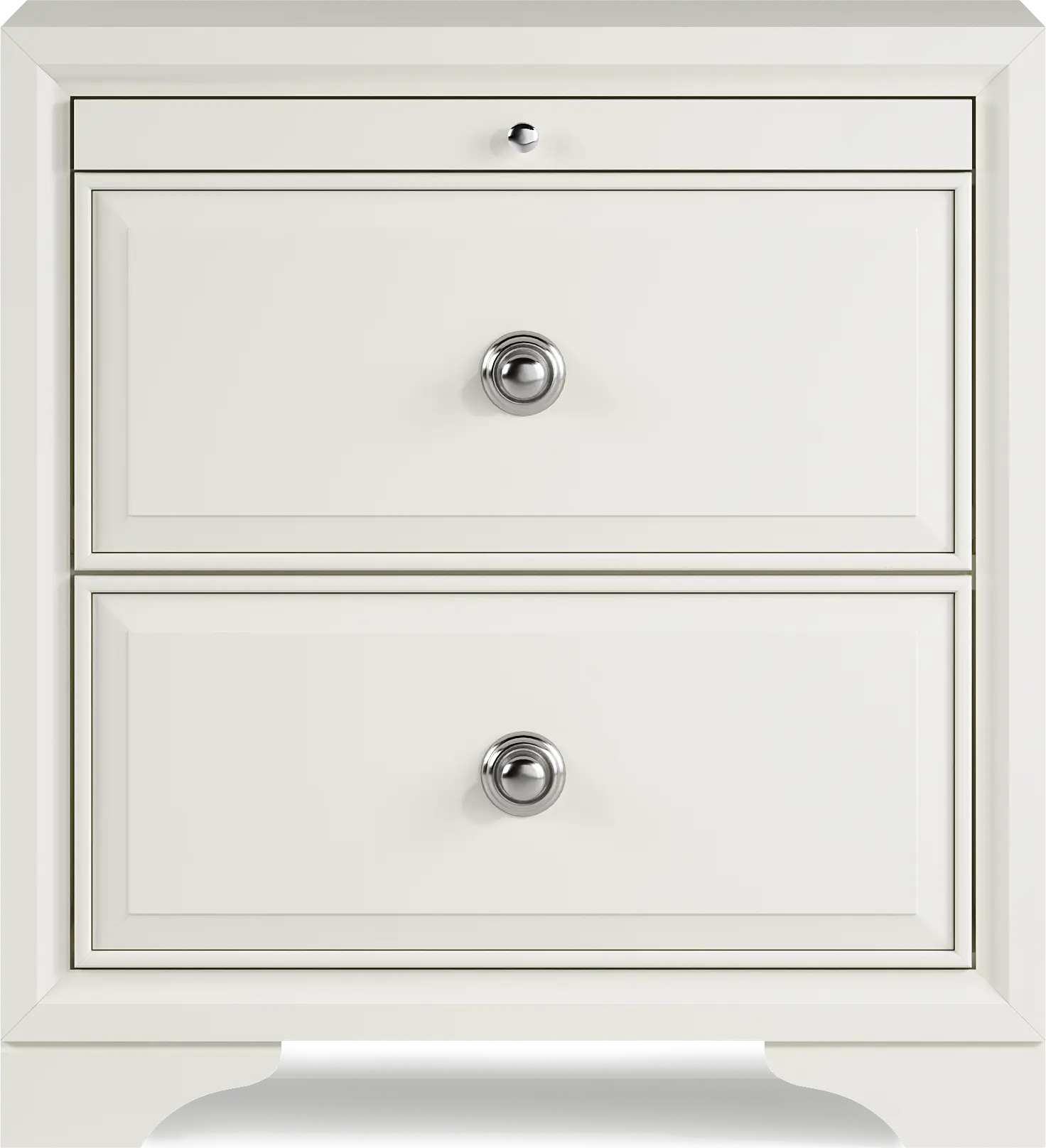 Belcourt White Nightstand