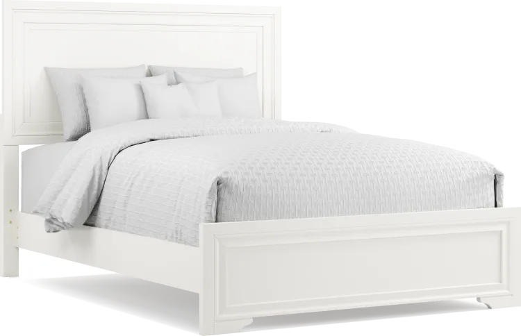 3 pc queen panel bed